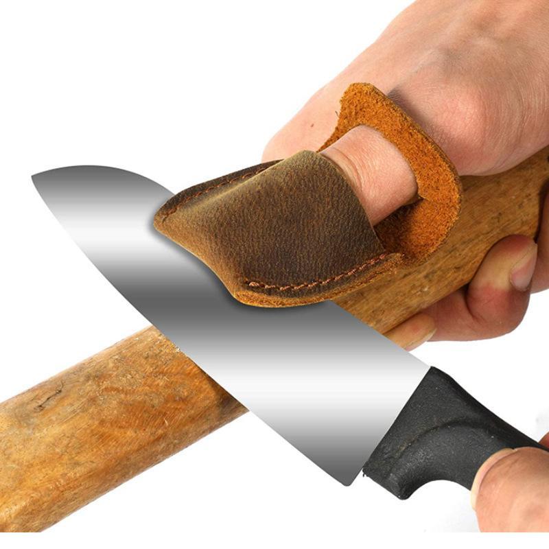 Woodworking Kitchen Projects - Protector de dedos para afilar cuchillos