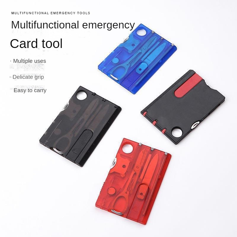 Card Scraper Steel - Tarjetas de senderismo portátiles 10 en