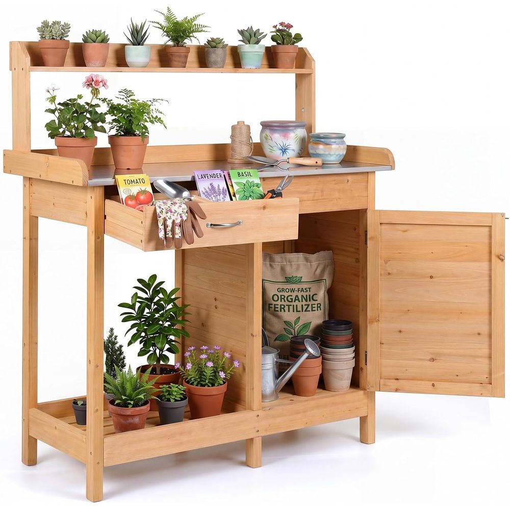 Workbench Woodworking - Mesa de Trabajo para Jardín, de