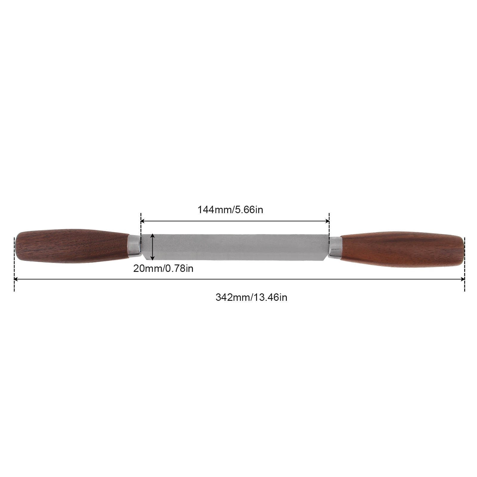 1 pieza de madera de nogal tal - Drawknife Blade reseña y precio