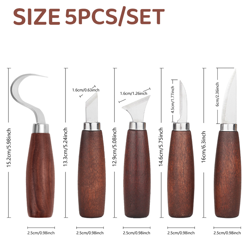 Herramientas para tallar mader - Wood Chisel Set reseña y precio