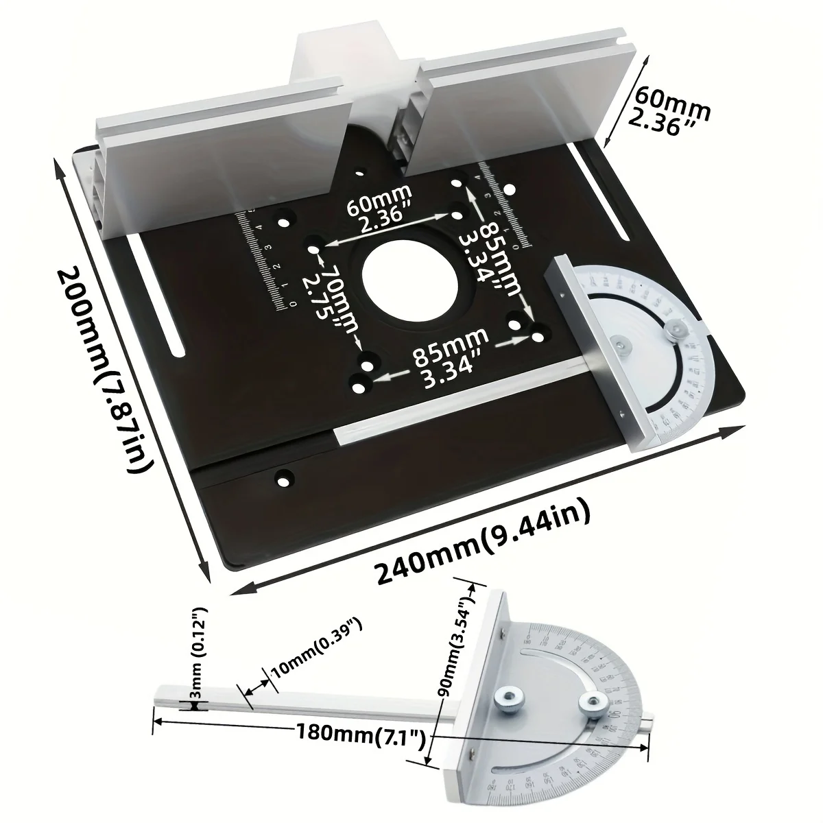 Placa de inserción de mesa de  - Woodworking Kumiko reseña y precio