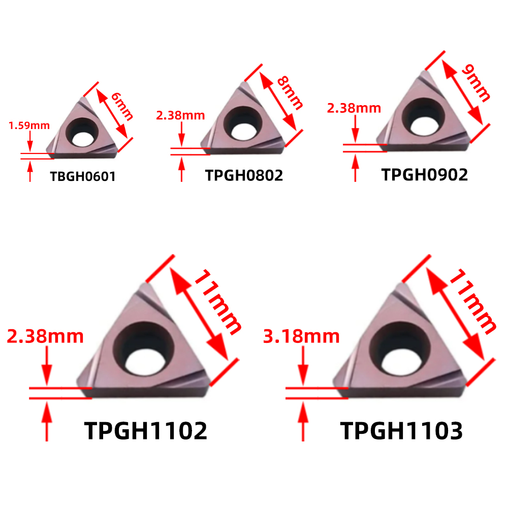 TPGH0602 TPGH0902 TCGT1102 TPG - Parting Tool Lathe reseña y precio