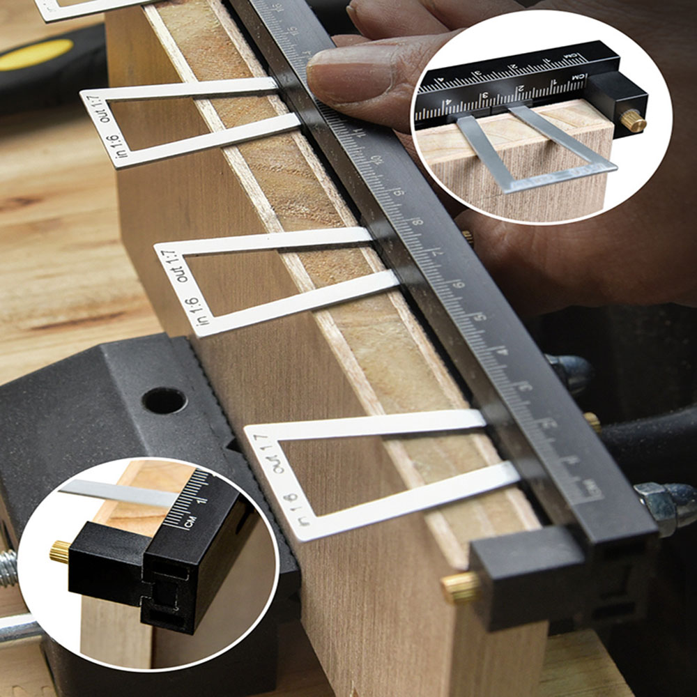 28 unid/set medidor de marcado - Woodworking Kumiko reseña y precio