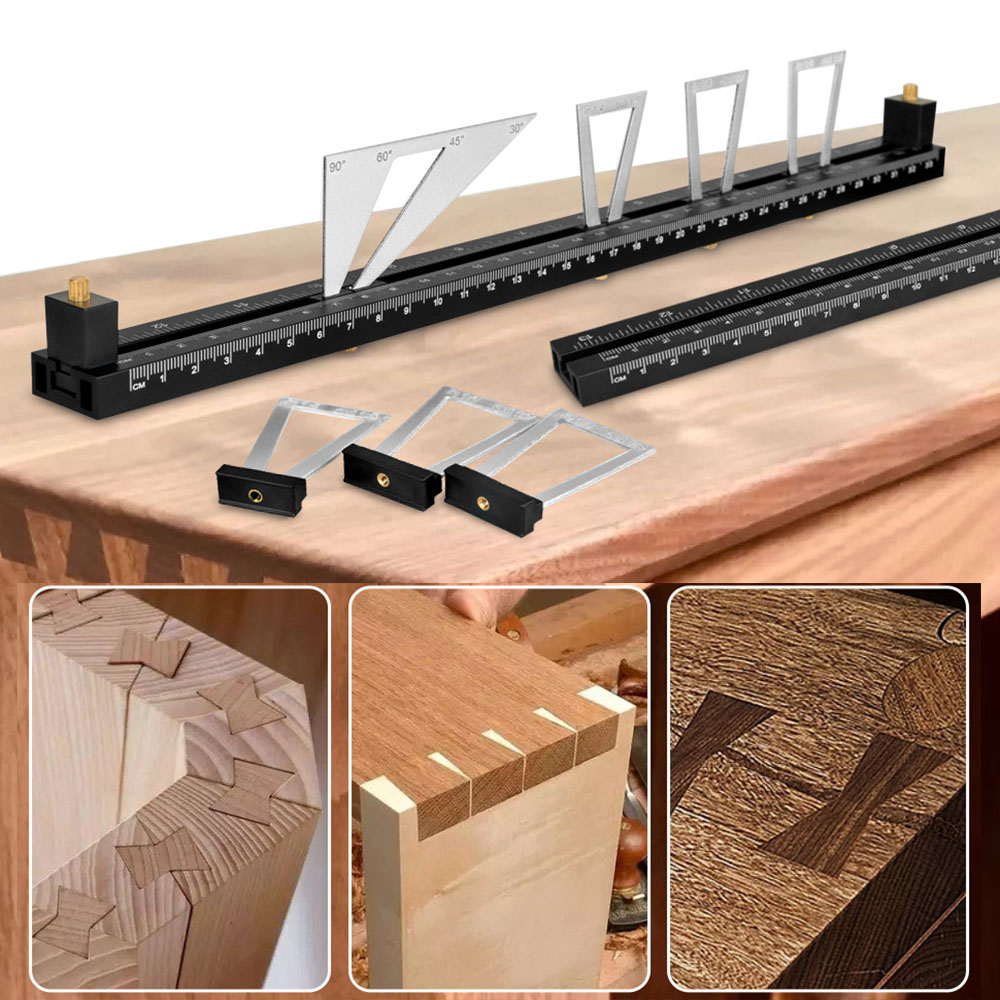 28 unid/set medidor de marcado - Woodworking Kumiko reseña y precio