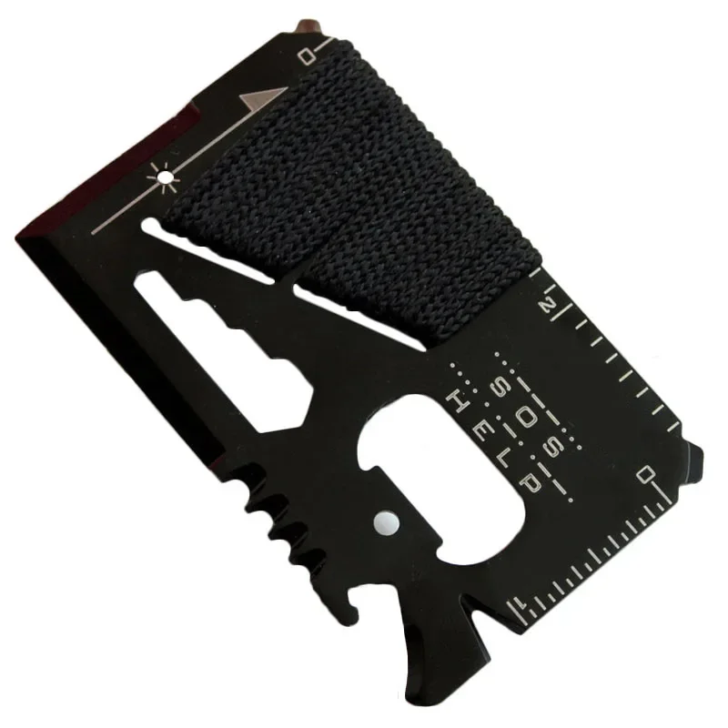 Herramienta de emergencia de a - Card Scraper Steel reseña y precio