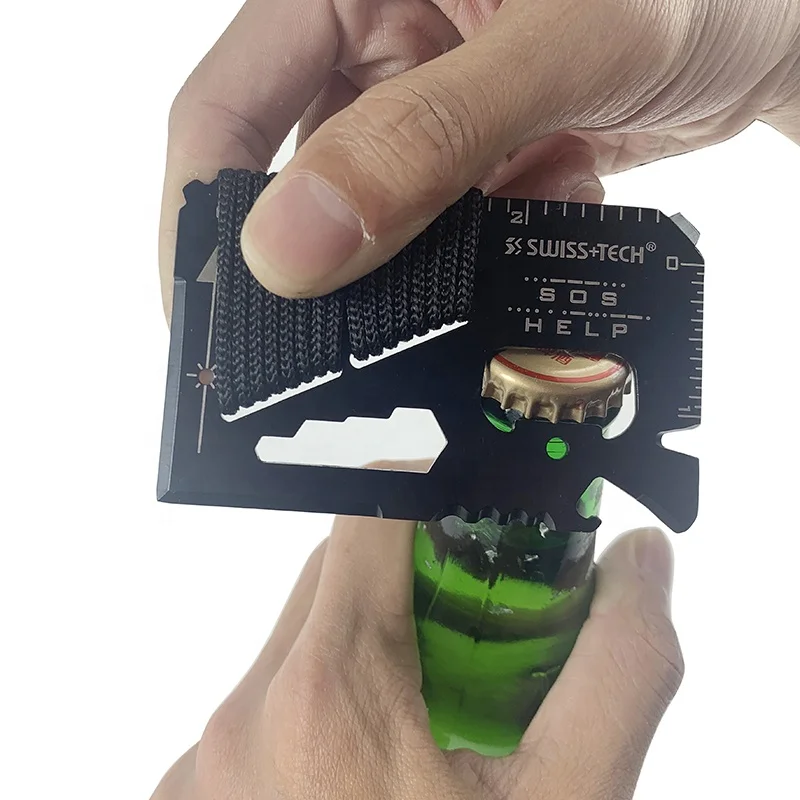 Herramienta de emergencia de a - Card Scraper Steel reseña y precio