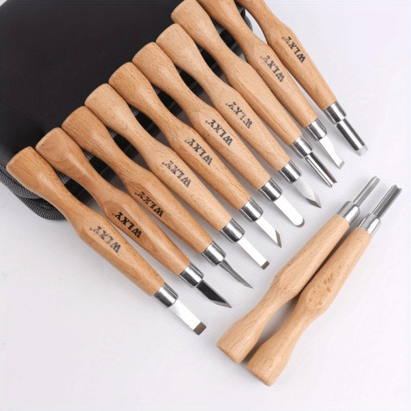 Juego de 12 cinceles y cuchill - Wood Chisel Set reseña y precio