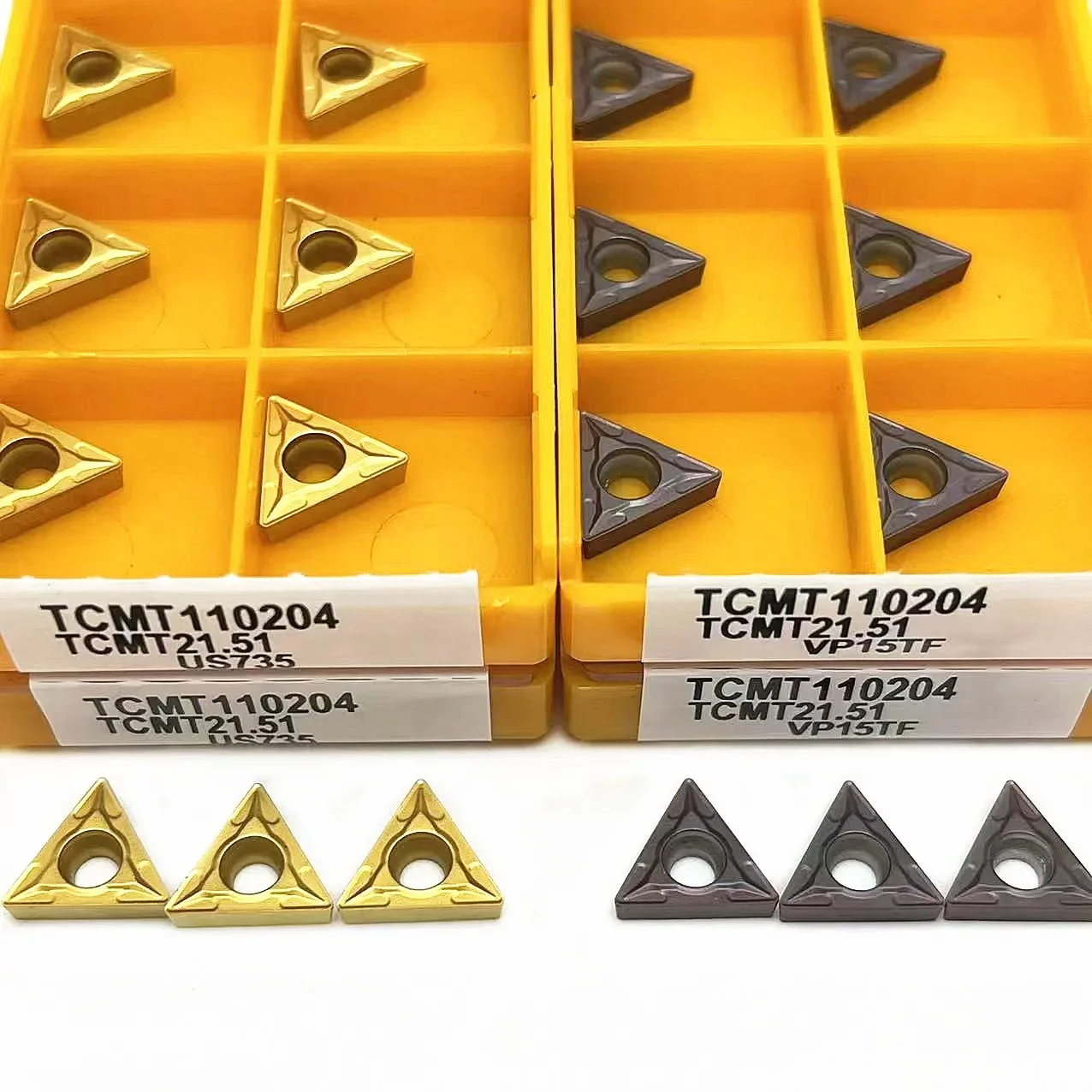 10 unids/caja TCMT110204 VP15T - Parting Tool Lathe reseña y precio